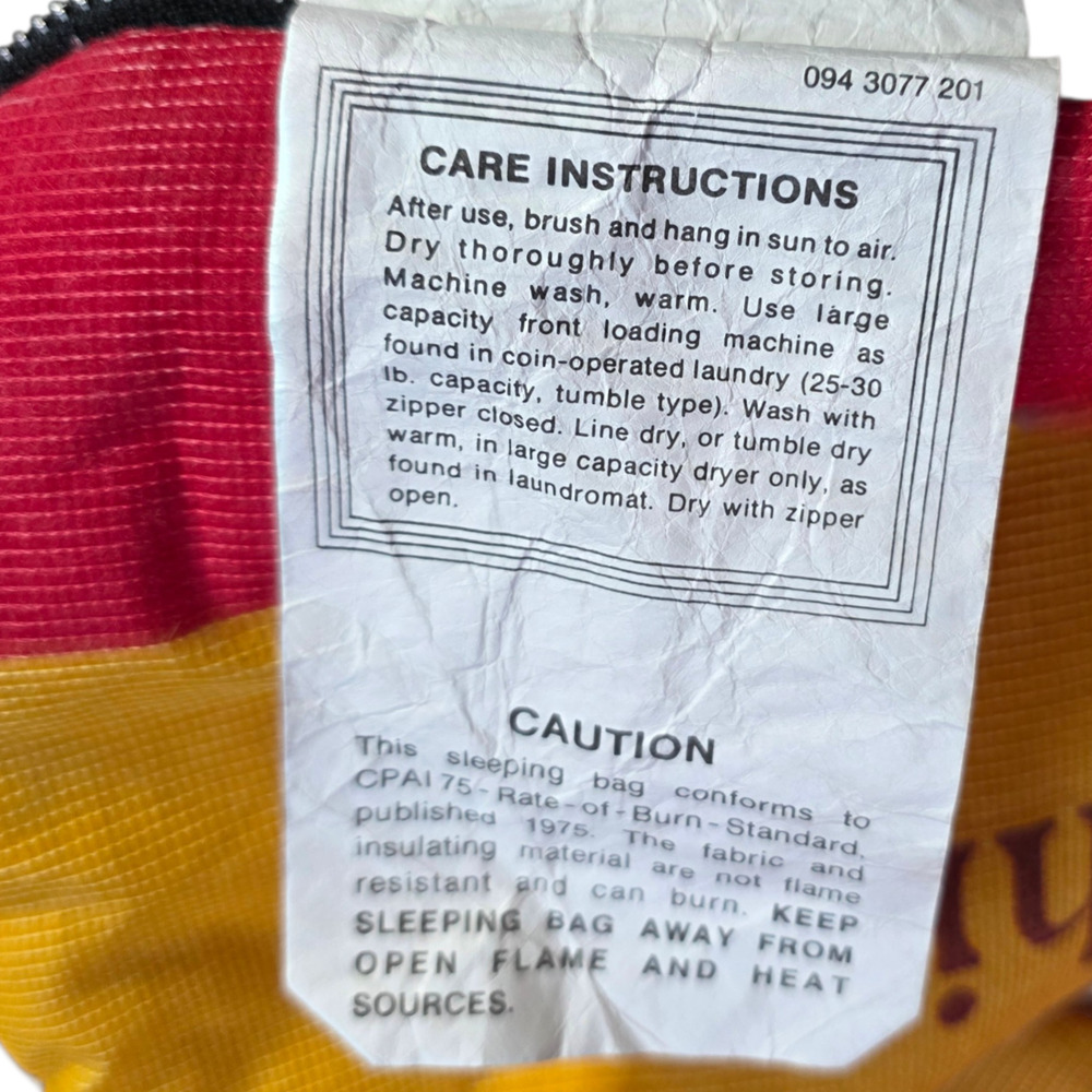 Vintage 1980s Doritos Frito-Lay Promo Sleeping Bag Wenzel Nacho Cheese Graphic - Picture 13 of 15